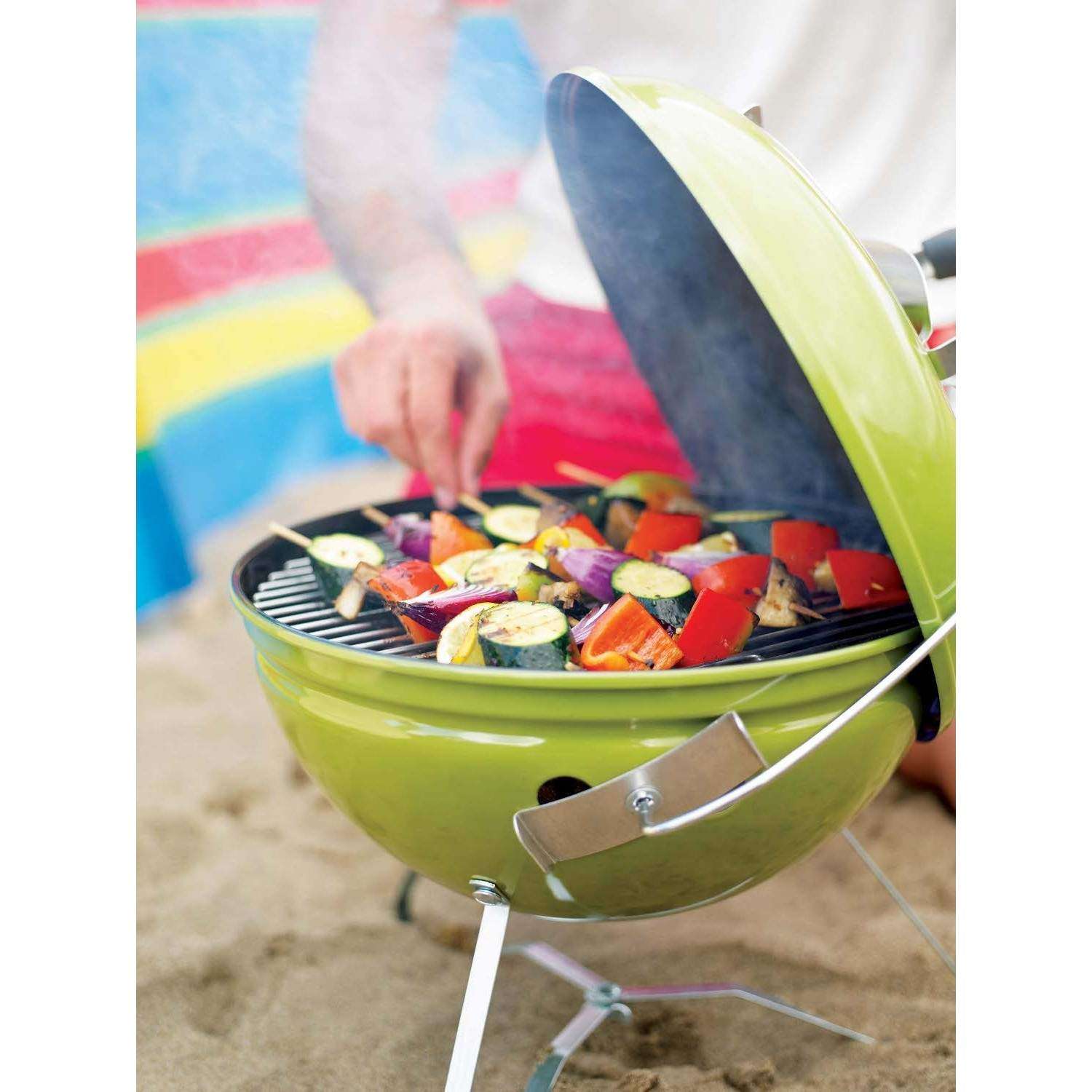 Barbecue a carbone trasportbile weber smokey joe utilizzabile anche in casa